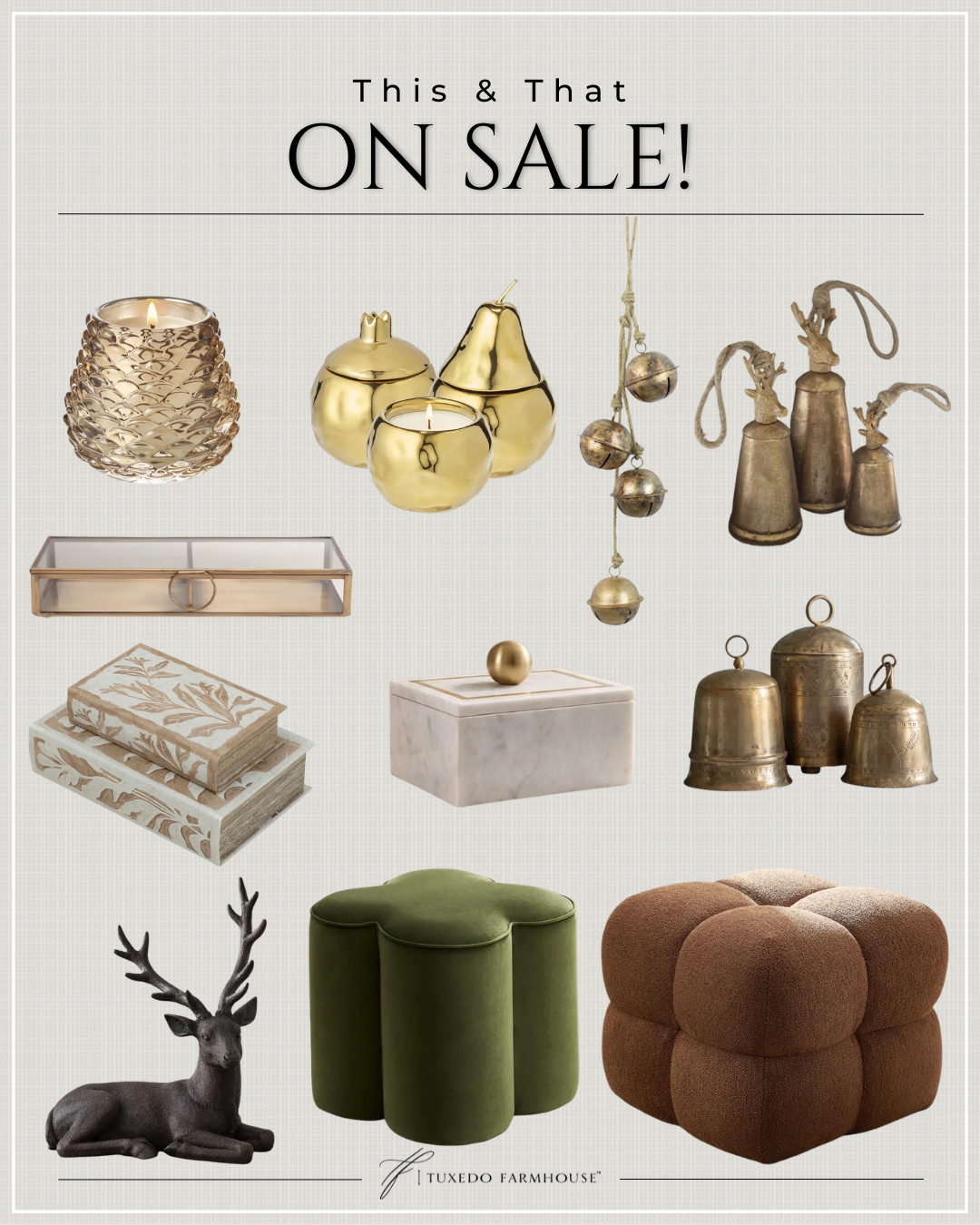 A little this & that on sale! 🤎 I love finding pretty pieces that add warmth, texture and personality without the full-price splurge. From rich velvet and cozy bouclé to antique-inspired brass and decorative accents, these are such fun finds to mix into your home.

#LTKSaleAlert #LTKHome #LTKStyleTip #HomeDecor #SaleFinds #AmazonHome #CozyDecor #DecorDeals 

 #LTKSeasonal #LTKHome #LTKSaleAlert