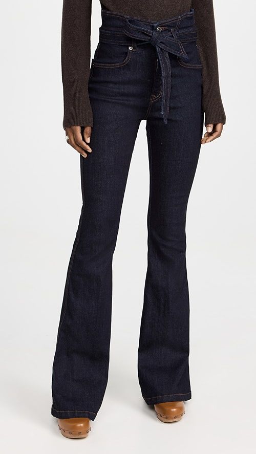 Veronica Beard Jean Sheridan Jeans with Notch Waistband | SHOPBOP | Shopbop