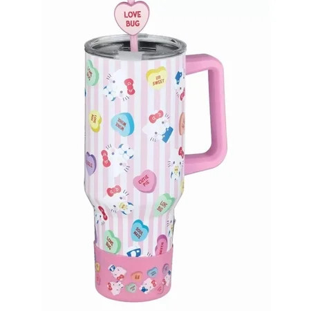 Sweethearts Hello Kitty Sweethearts Stainless Steel Tumbler - 40 oz | Walmart (US)