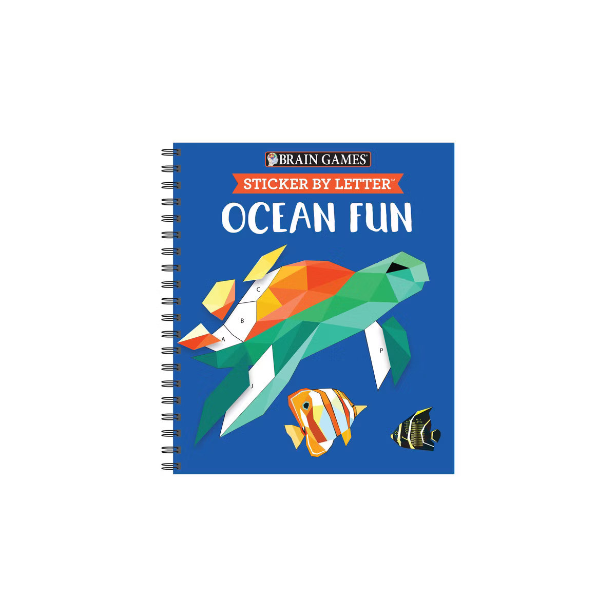 Brain Games - Sticker by Letter: Ocean Fun (Sticker Puzzles - Kids Activity Book) - by Publicatio... | Target
