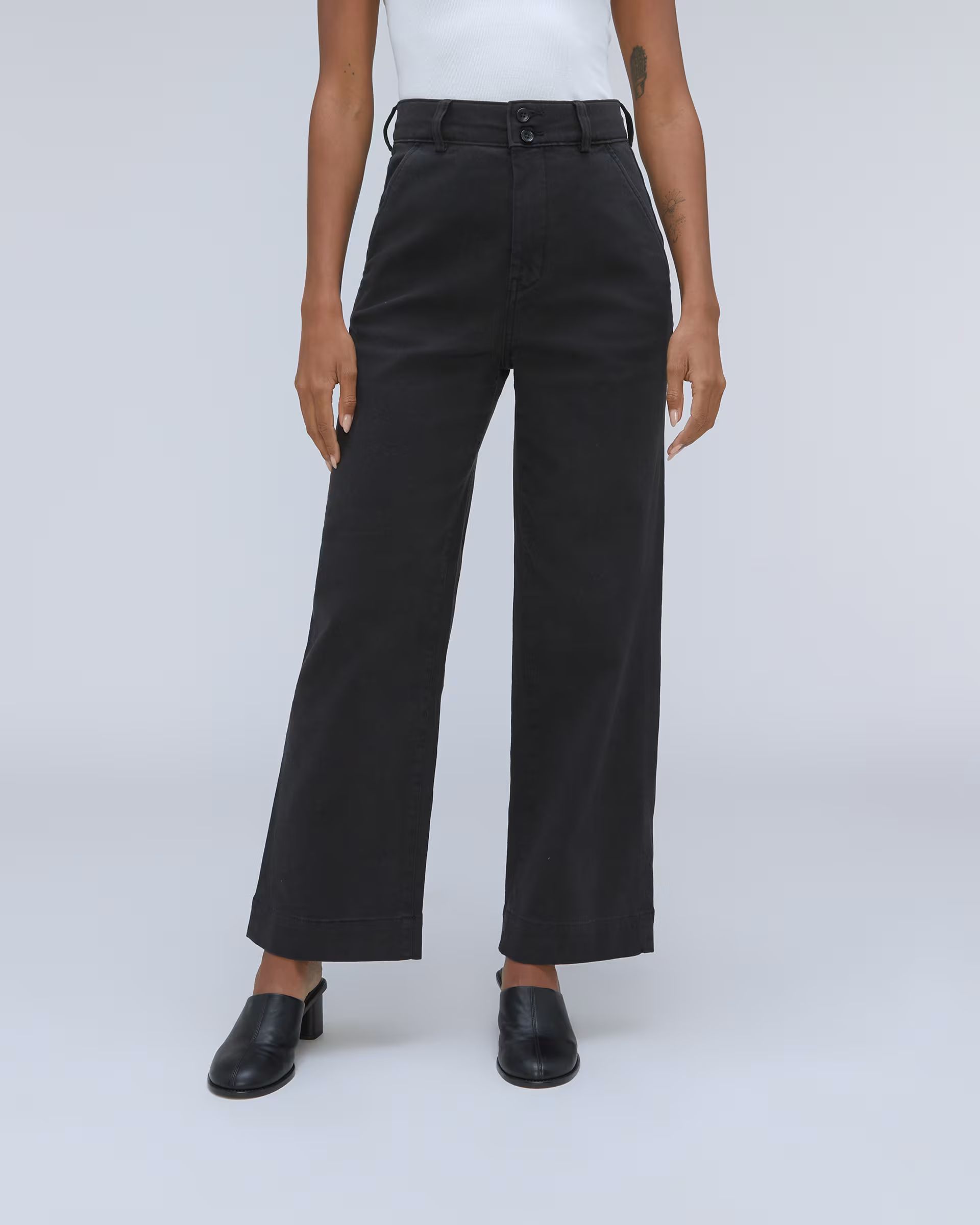 The Organic Wide-Leg Pant | Everlane