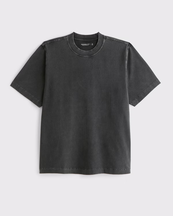 Men's Premium Heavyweight 2.0 Tee | Men's Tops | Abercrombie.com | Abercrombie & Fitch (US)