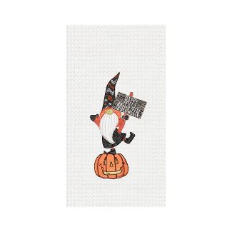 C&F Home Halloween Gnome Embroidered & Waffle Weave Kitchen Towel | Target