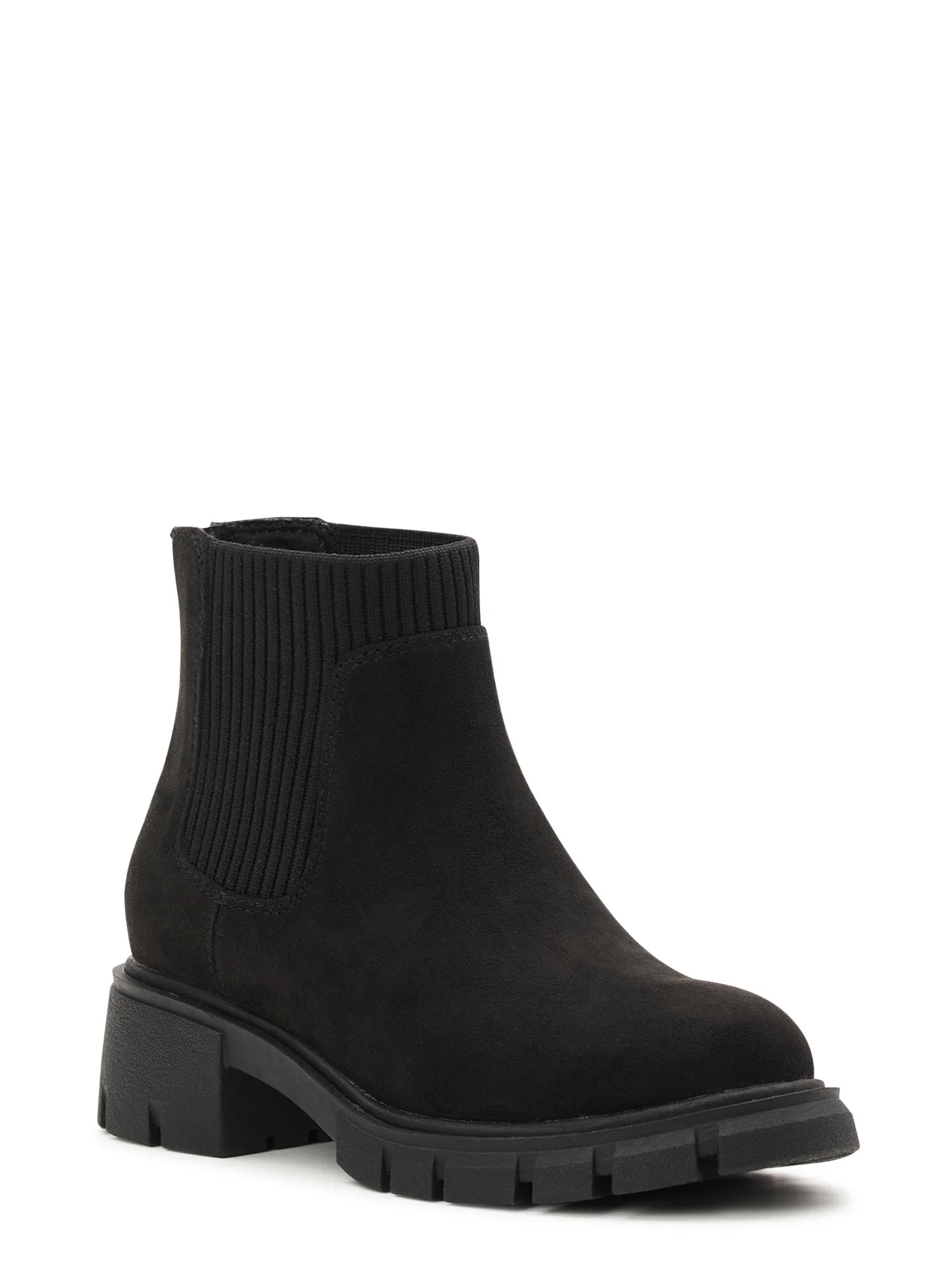 Wonder Nation Little & Big Girls Chelsea Boot, Sizes 13-6 - Walmart.com | Walmart (US)