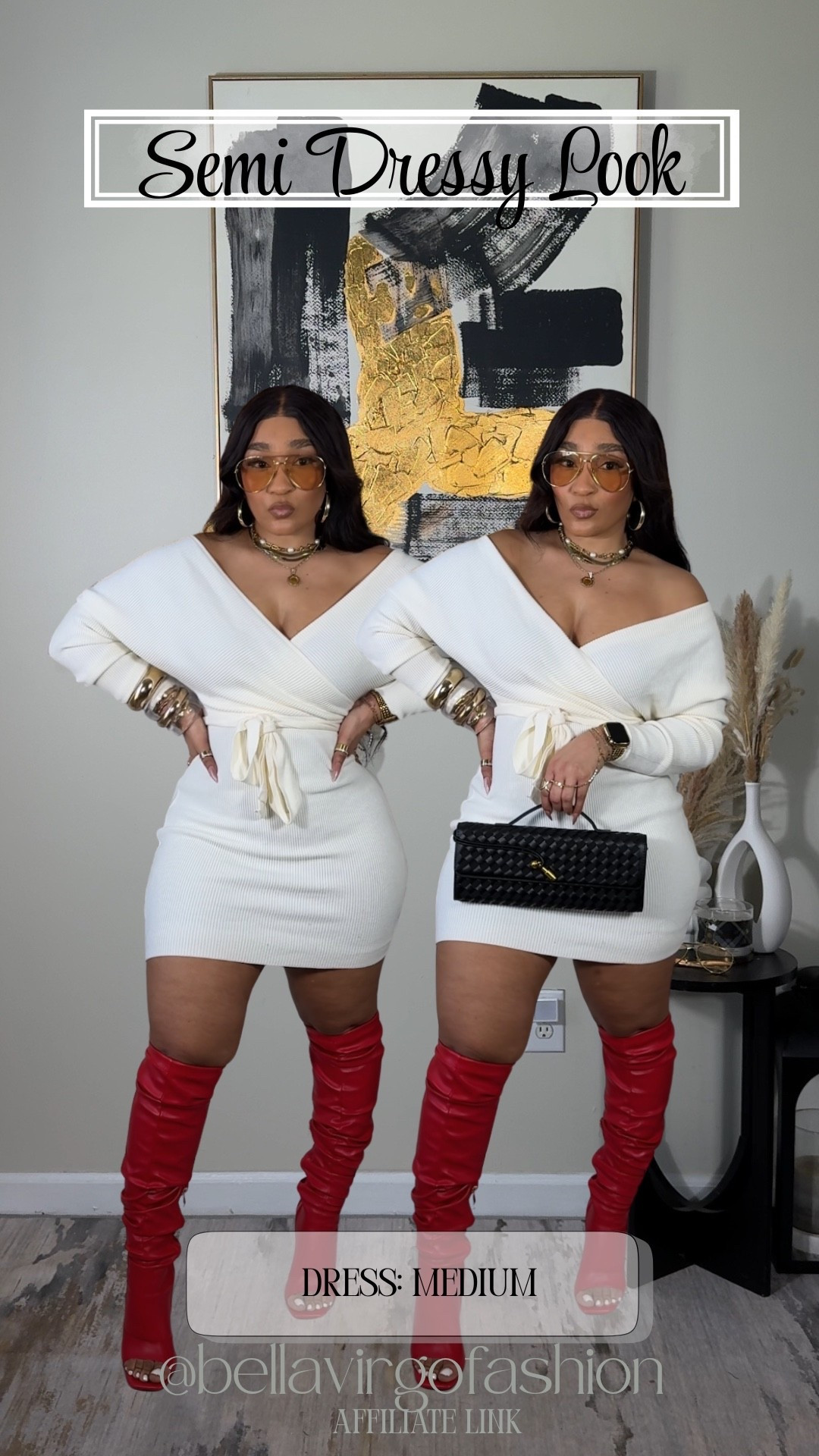 Semi dressy look that can double as a Vday option! 


#LTKootd #LTKSeasonal #LTKgrwm