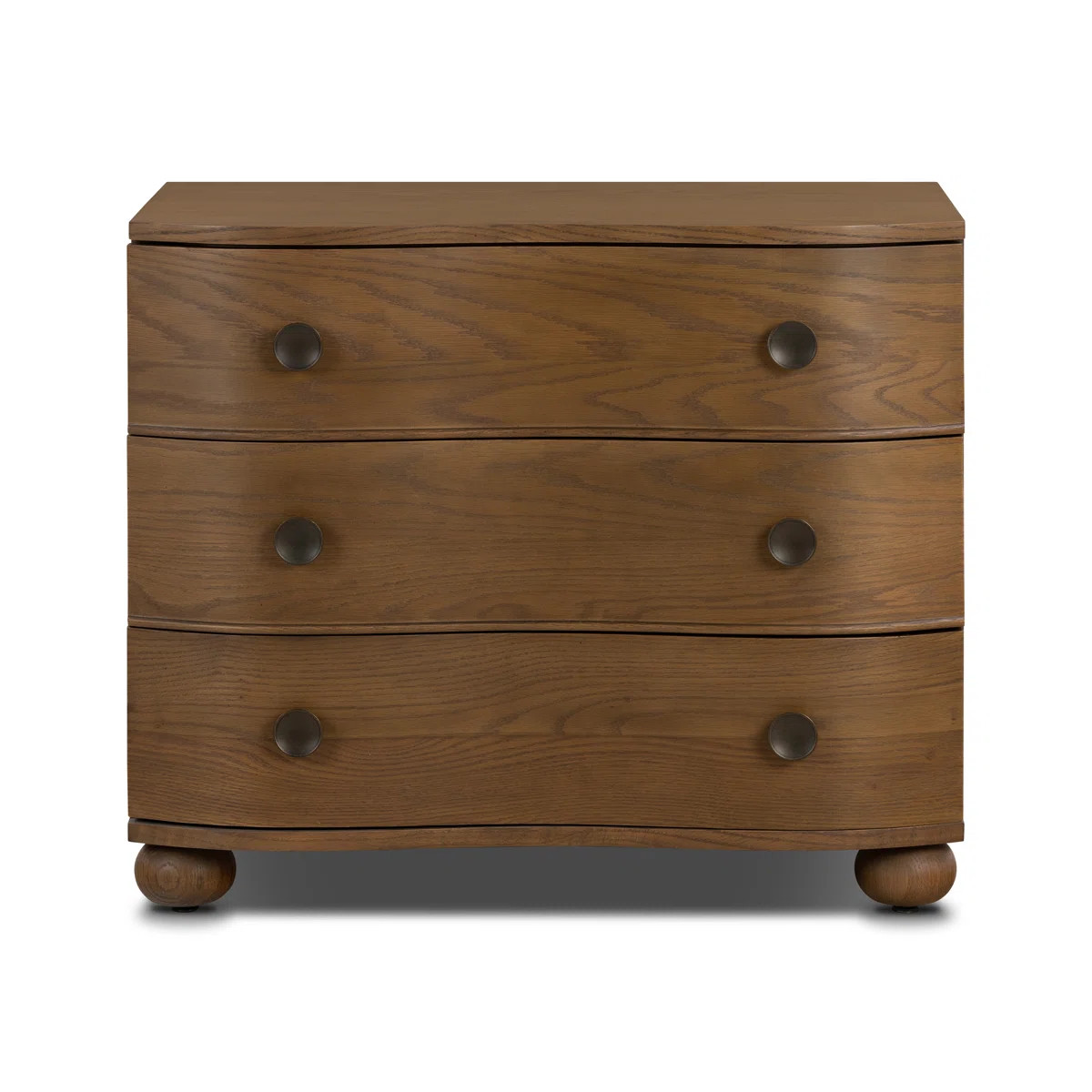 Tiago 3 - Drawer Solid Wood Nightstand | Perigold