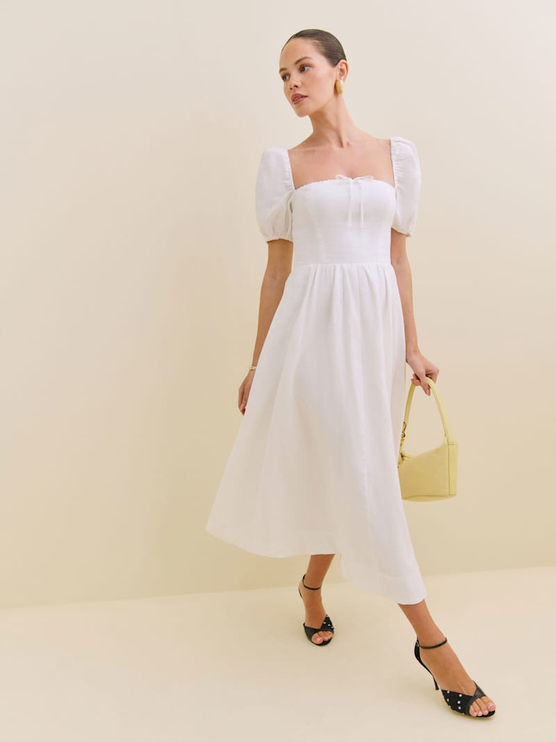 Marella Linen Dress | Reformation (Global)
