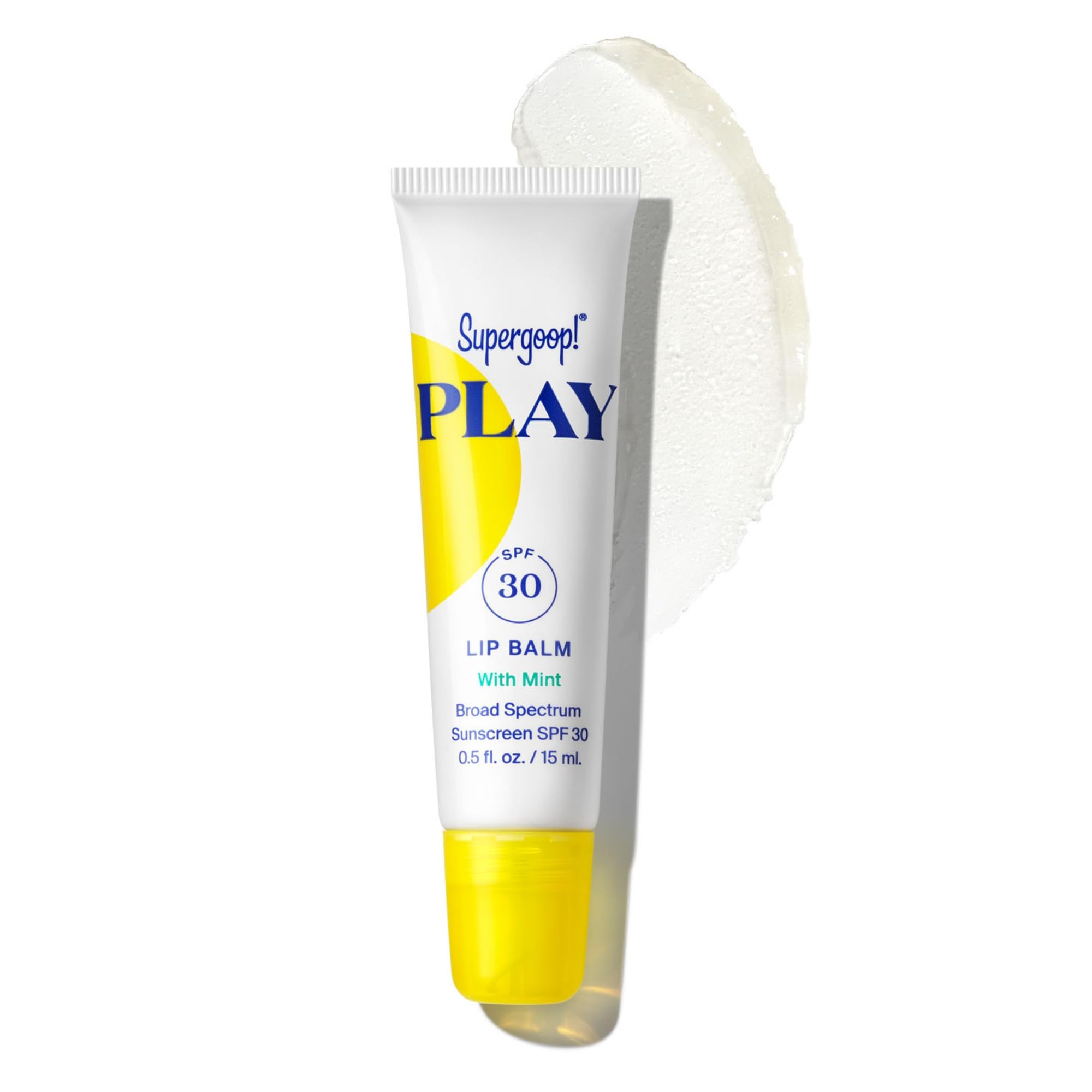 Supergoop! PLAY Lip Balm SPF 30 with Mint, 0.5 fl oz - Broad Spectrum SPF Lip Balm with Hydrating... | Amazon (US)