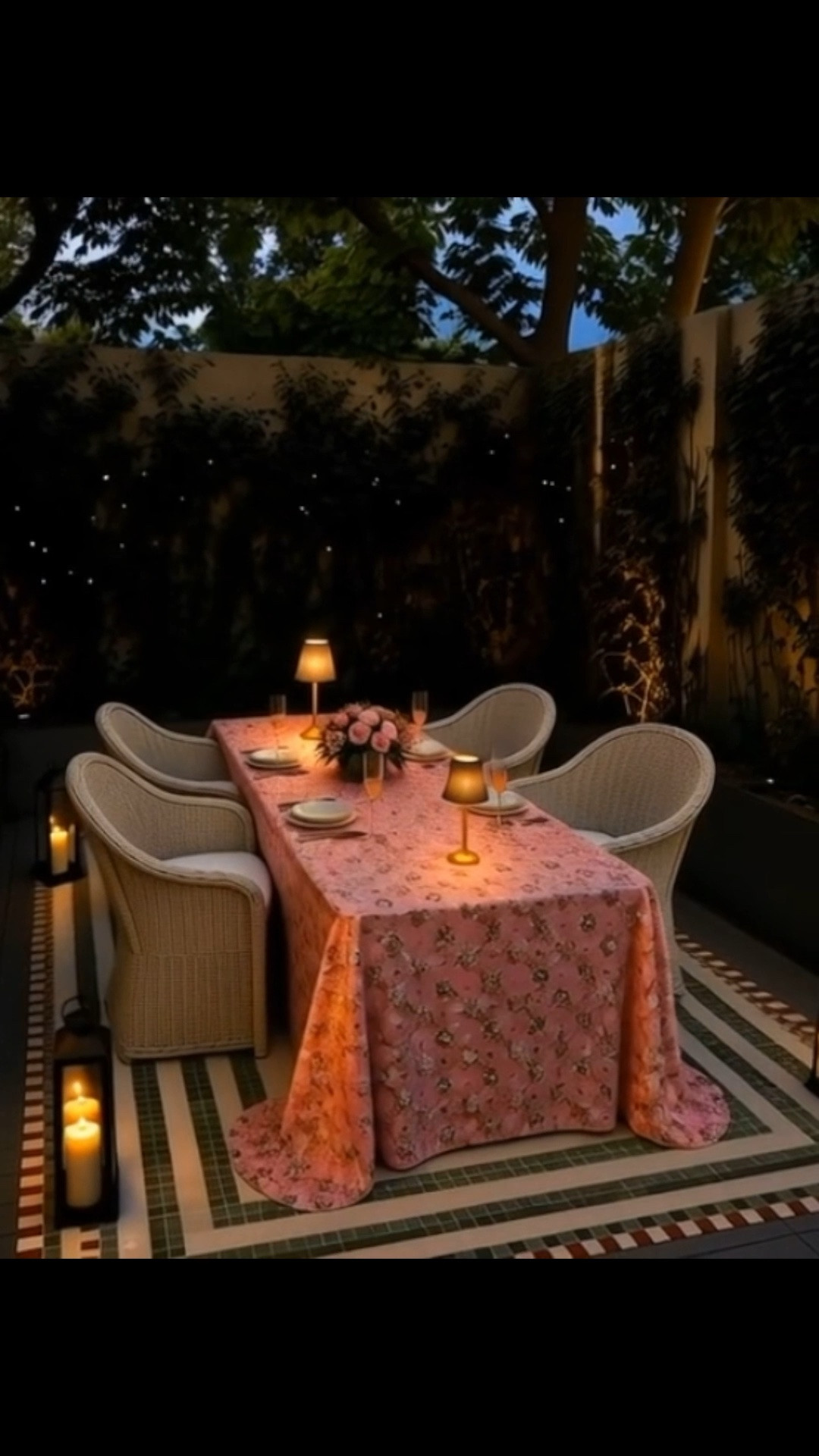 Long weekend plans, but make it romantic. ✨ Host an intimate garden dinner under the open sky—soft candlelight, elegant tablescape, and that effortless al fresco mood that makes home feel like a private boutique escape. Memorial Day weekend is the perfect excuse to gather, slow down, and dine beautifully outdoors. Memorial Day Sale is on.

#MemorialDaySale #tablecloth #tablelinen #outdoorrug #outdoordiningchair #rattanchair #rattanoutdoorchair #tabletop #tablescape #dinnerplate #outdoorliving #alfresco #gardenparty #outdoorentertaining #candlelightdinner #flutedglass #flowerarrangement #ltkhome

#LTKdayinmylife #LTKHome #LTKSaleAlert