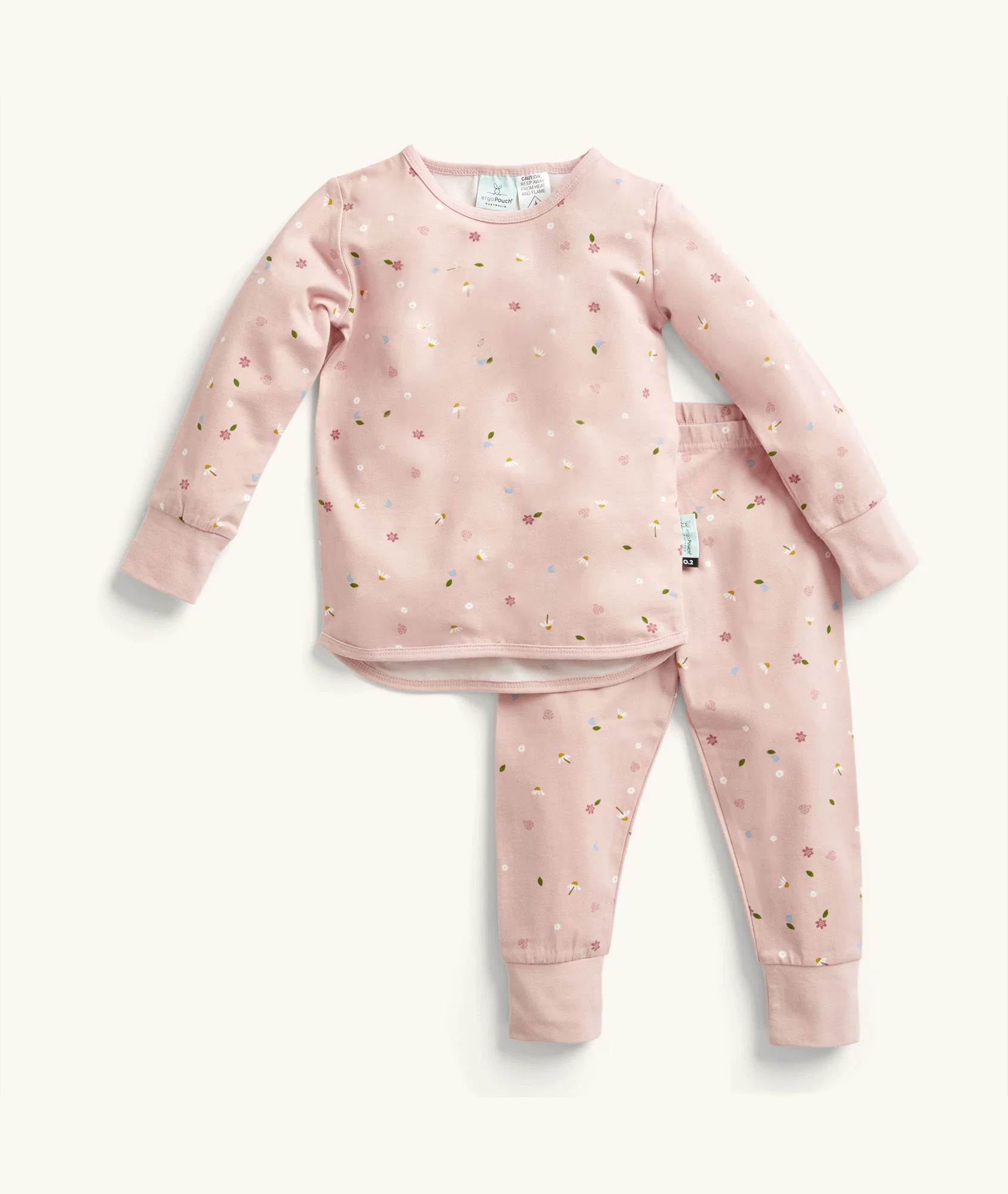 Long Sleeve Pajamas 1.0 TOG Daisies (2-Piece) | ergoPouch