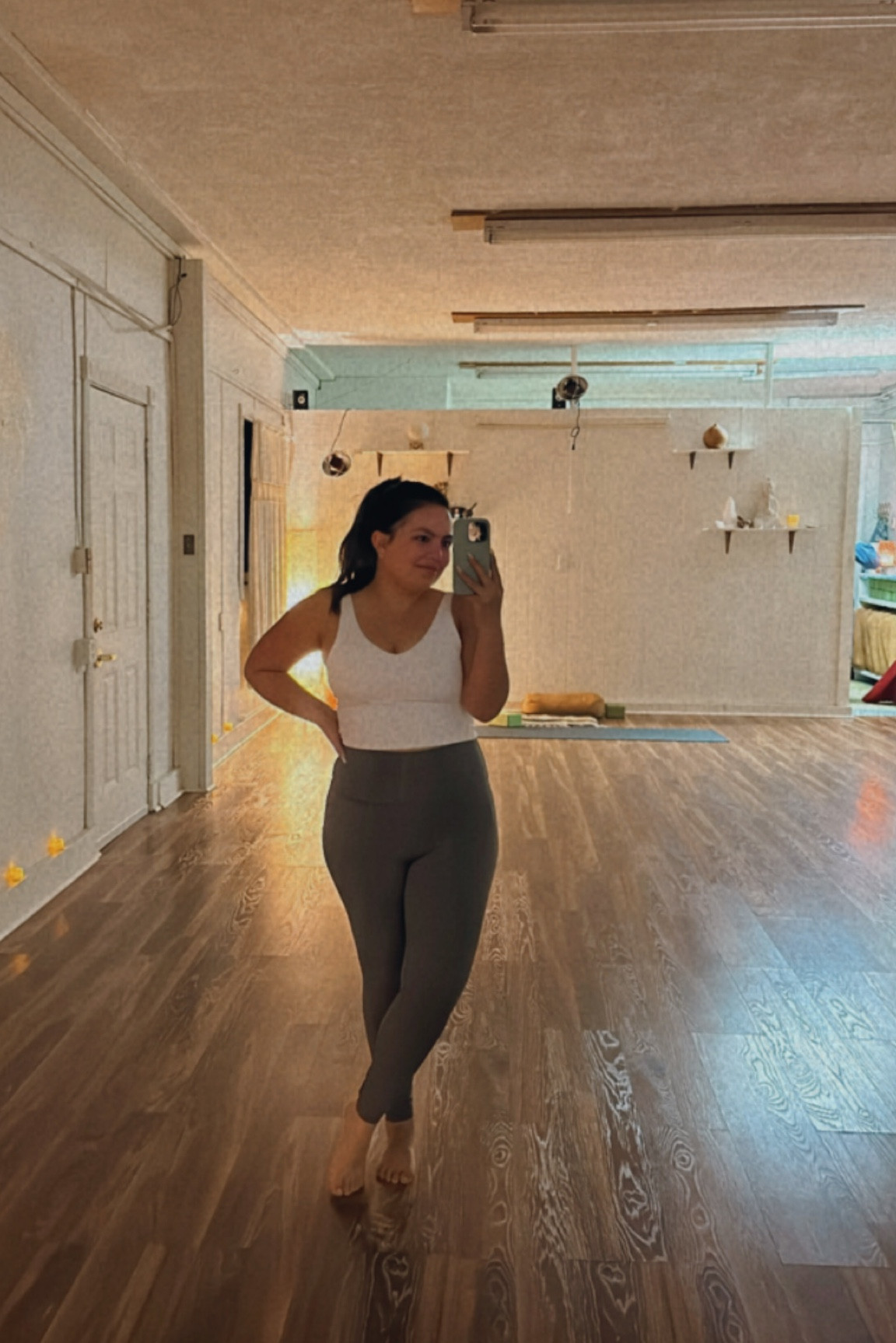 Yoga leggings, lululemon dupe, workout top, amazon workout clothes. Medium top & leggings 

#LTKsalealert #LTKtravel #LTKfitness