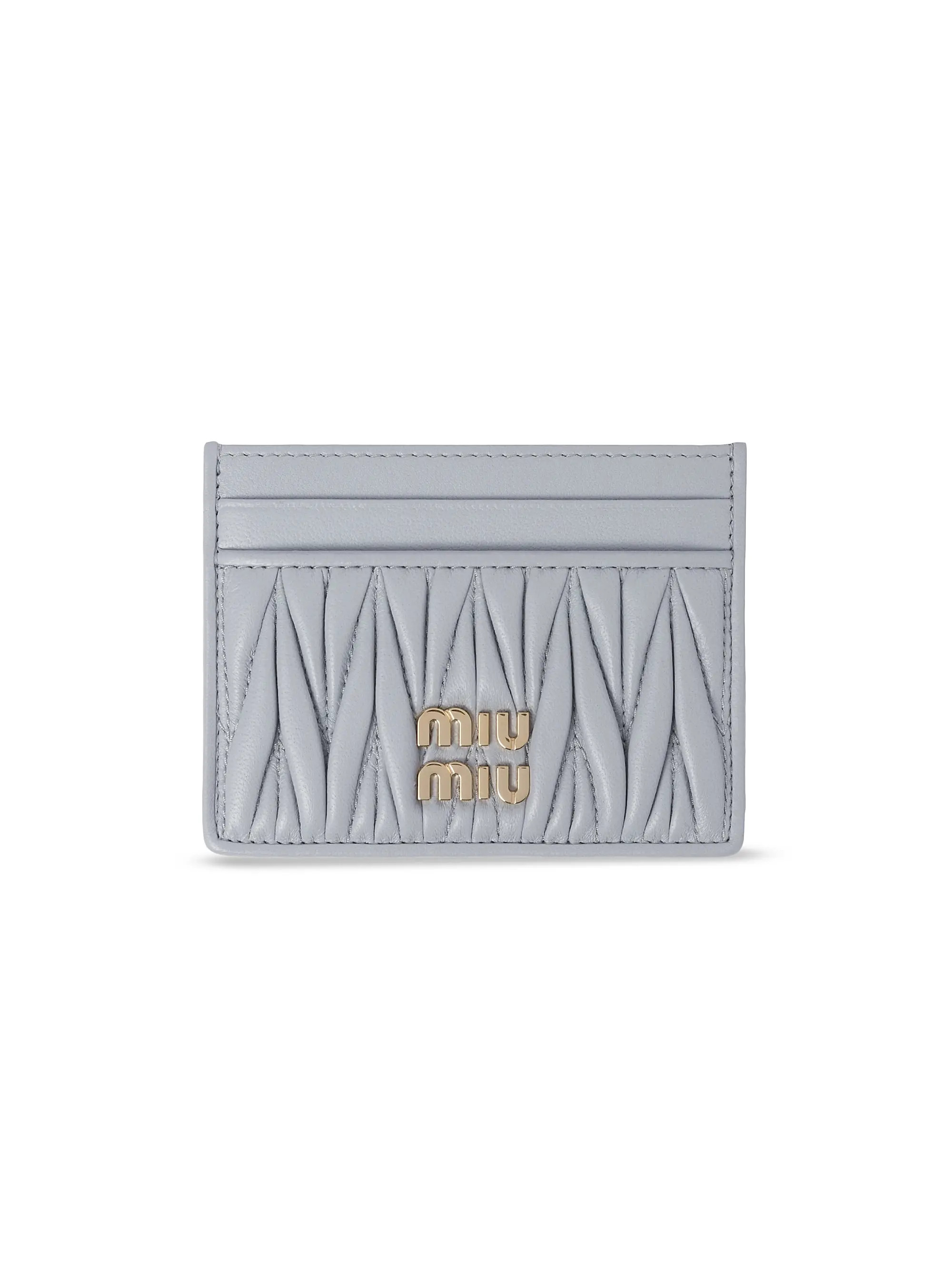 Matelassé Nappa Leather Card Holder | Saks Fifth Avenue