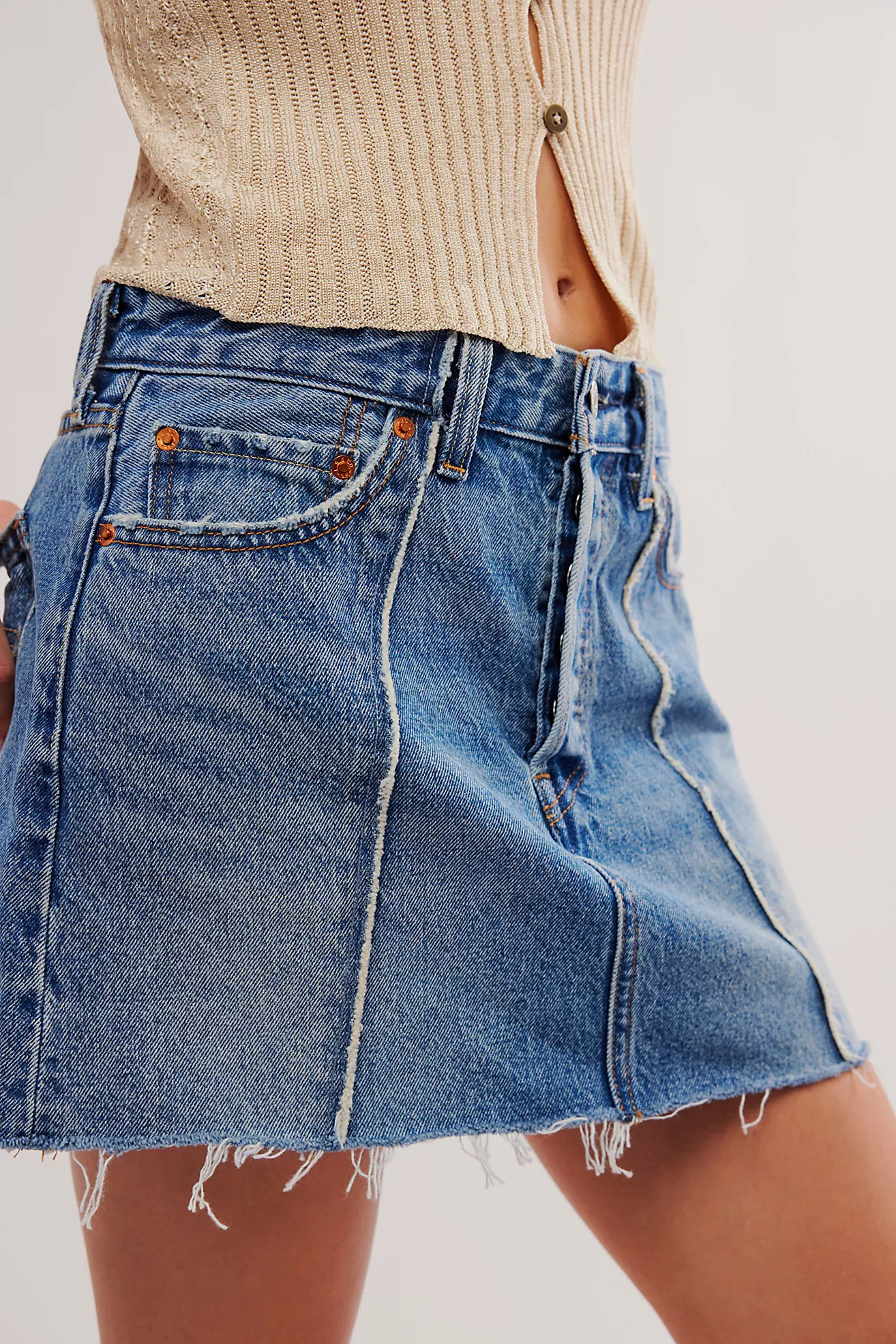 Levi's Recrafted Icon Skirt | Free People (Global - UK&FR Excluded)