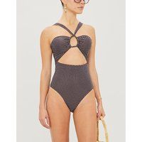 September Staple stretch-recycled polyamide swimsuit | Selfridges