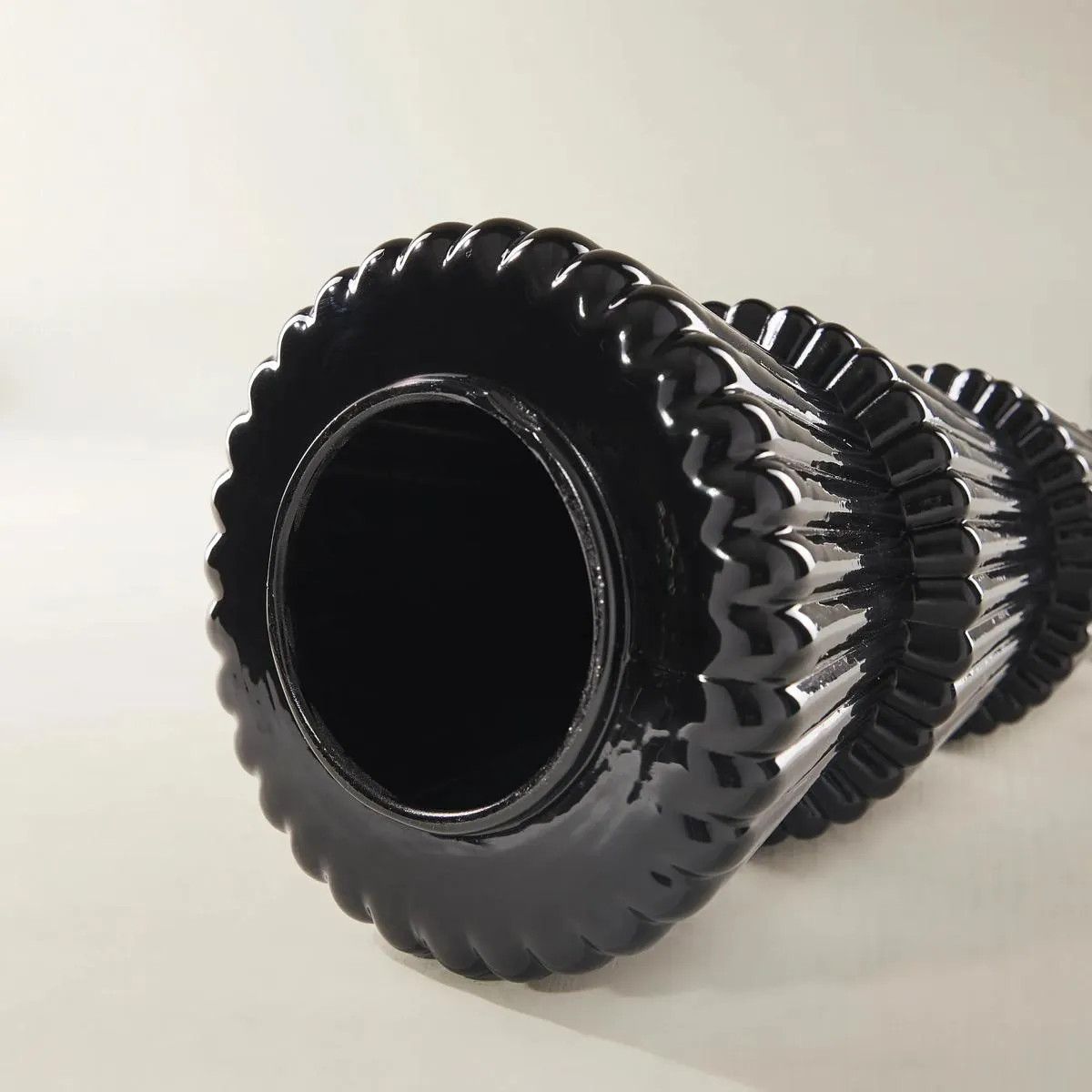 Black Glass Tree Set of 2 - 10" & 11" | Z Gallerie