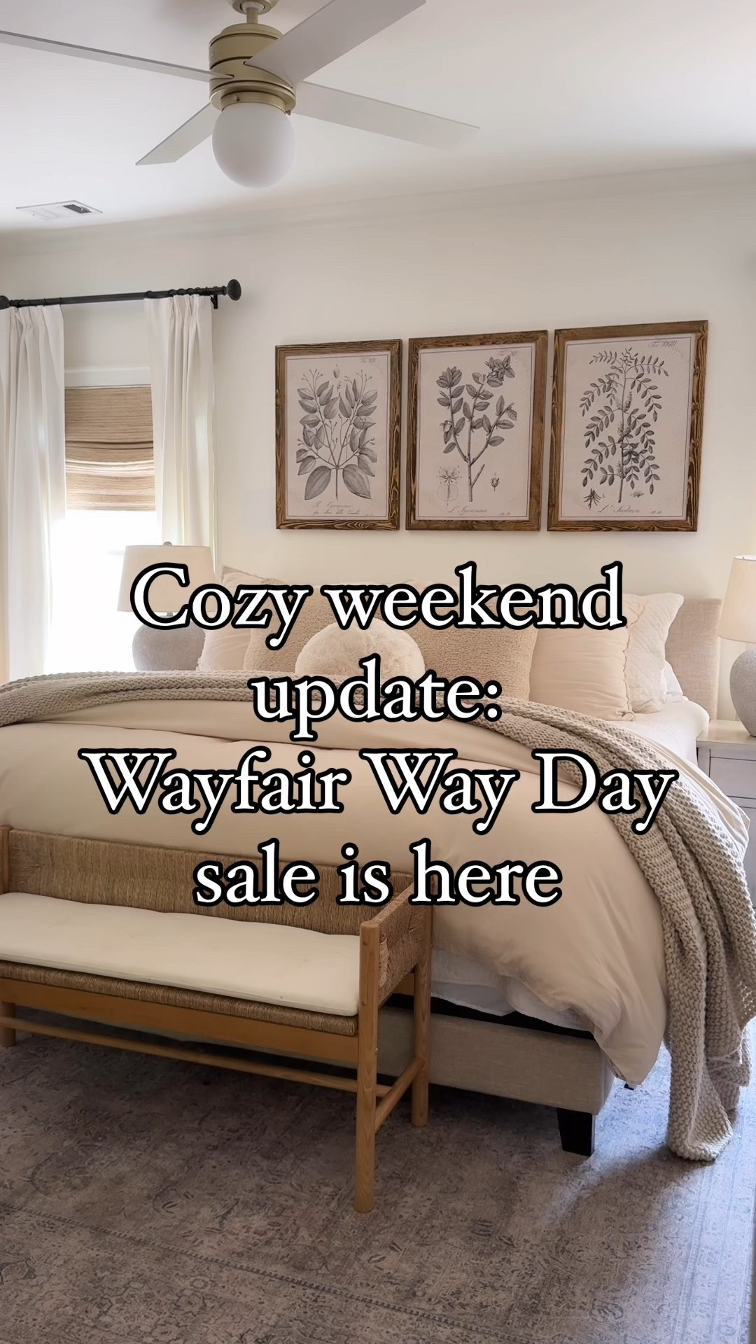Wayfair Way Day Sale: cozy artwork for the win! I’d been eyeing this set forever and finally got them-they’re even more beautiful in person! Perfect wall decor for your bedroom or other main living spaces! 

#LTKHome #LTKSaleAlert #LTKWatchNow