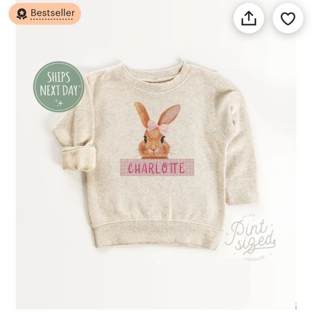 Such a cute sweatshirt for a casual Easter outfit 🐰 

#LTKfindsunder50 #LTKkids #LTKSeasonal