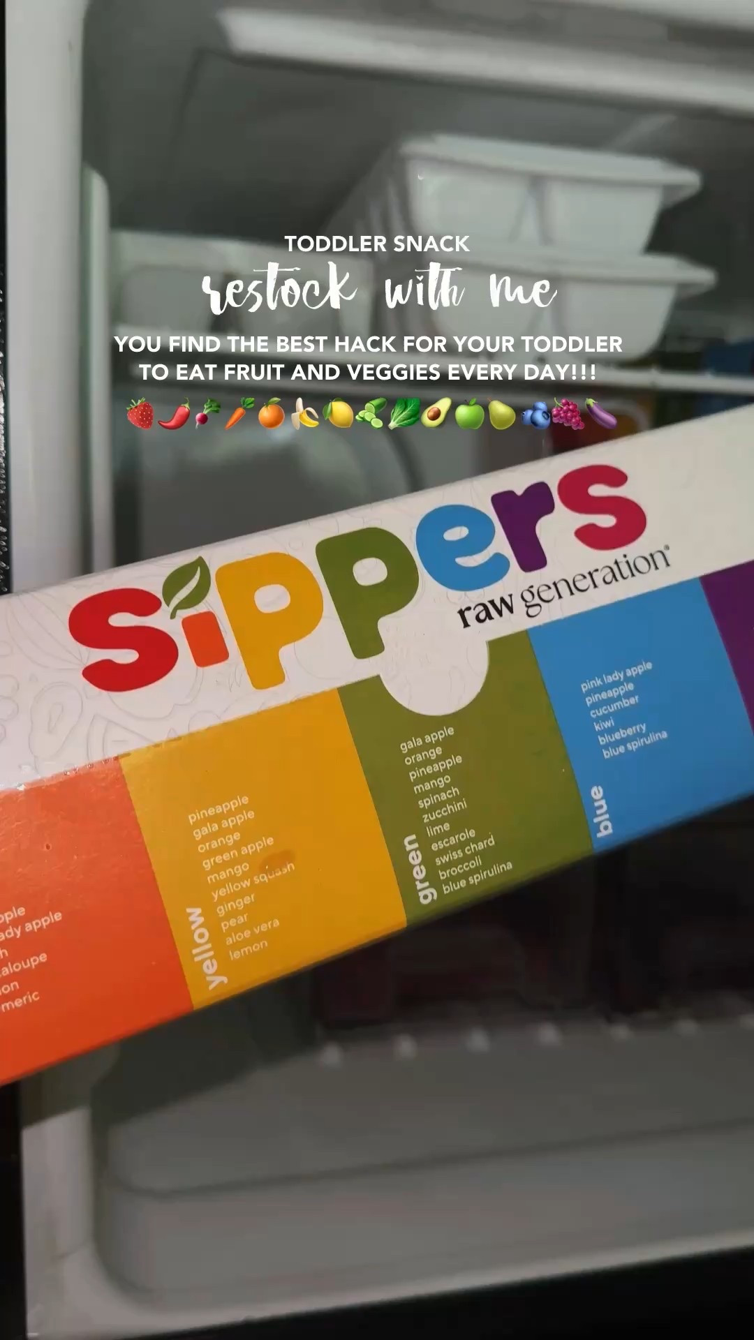 Best toddler hack ever!! 🍎🍉🍓🍒🍊🥕🍑🥭🍋🍌🥑🥬🥦🥒1 juice a day = 40+ different fruits and veggies for the week! @raw
We are obsessed. Thank you Raw Generation Juices for making it FUN for our little ones 🥹

#LTKActive #LTKKids