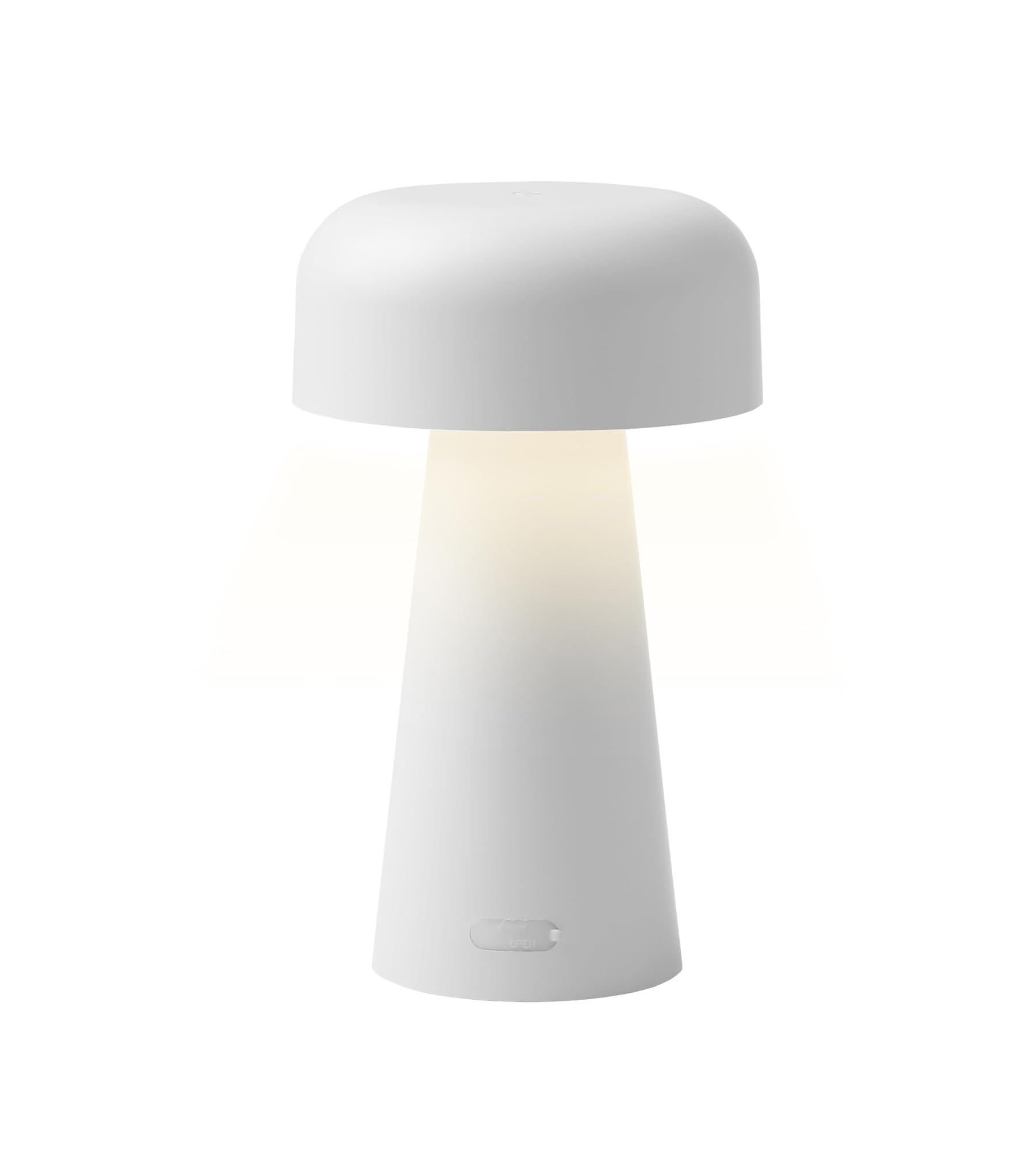 LED Table Light Mushroom-Shaped Rechargeable Cordless Night Light - IP44 Waterproof, 3-Level Touc... | Amazon (US)