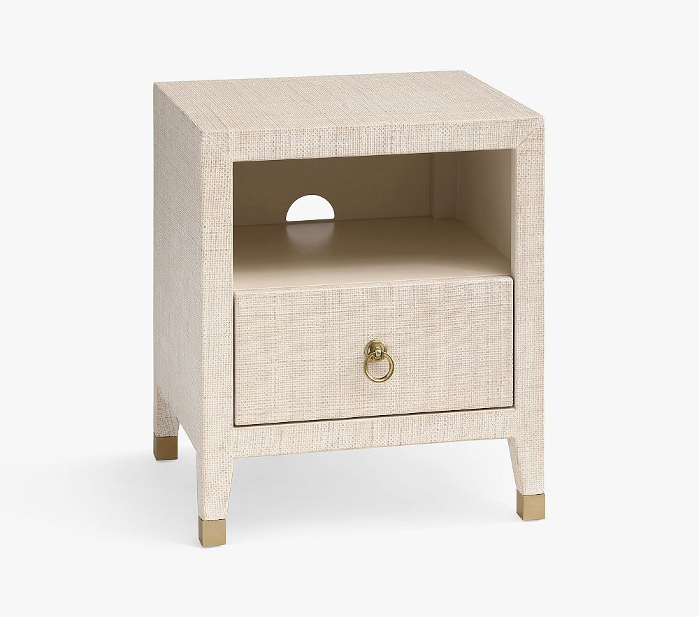 AERIN Raffia Nightstand (19") | Pottery Barn Kids