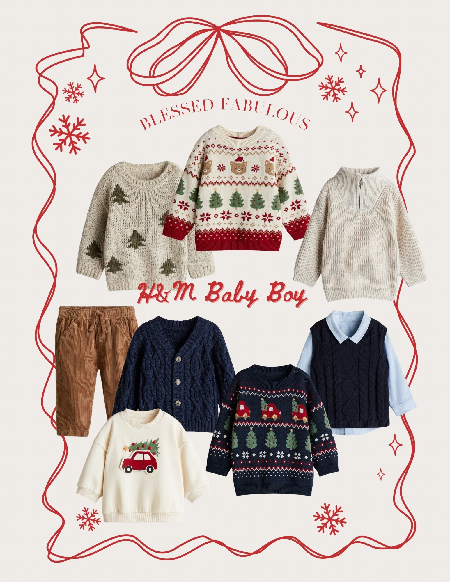 Toddler and baby boy holiday outfits! H&M flash sale! 25% off! 

#LTKBaby #LTKSaleAlert #LTKGiftGuide