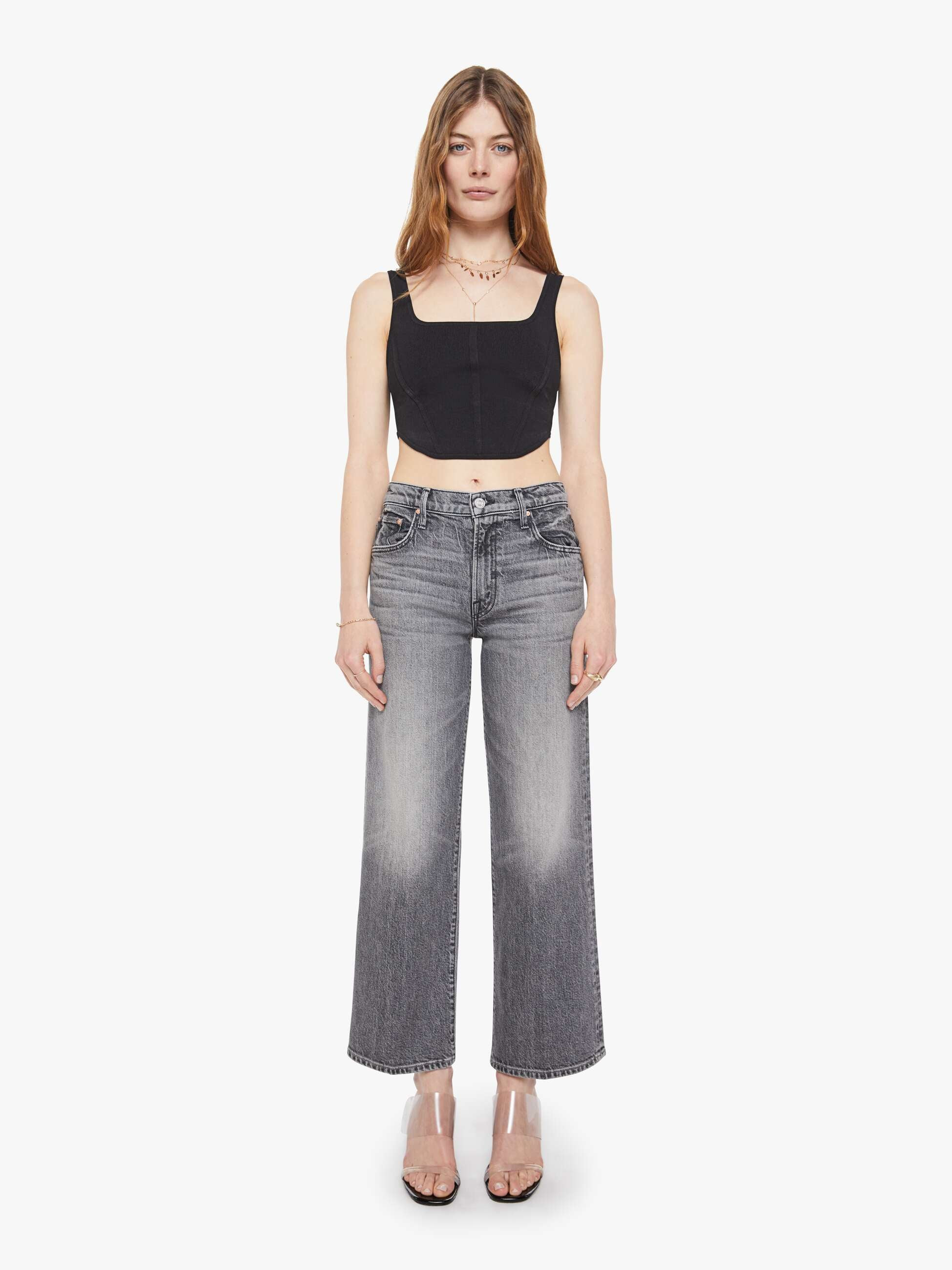 The Mid Rise Maven Ankle - Magpie | Mother Denim