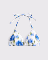 Halter String Triangle Bikini Top | Abercrombie & Fitch (US)