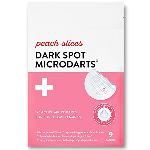 Peach Slices Dark Spot MicroDarts | For Dark Spots, Post-Blemish Redness | Self-Dissolving | Niacinamide, Vitamin C, Hyaluronic Acid, and Cica | Vegan | Cruelty Free | 9 Patches | Amazon (US)
