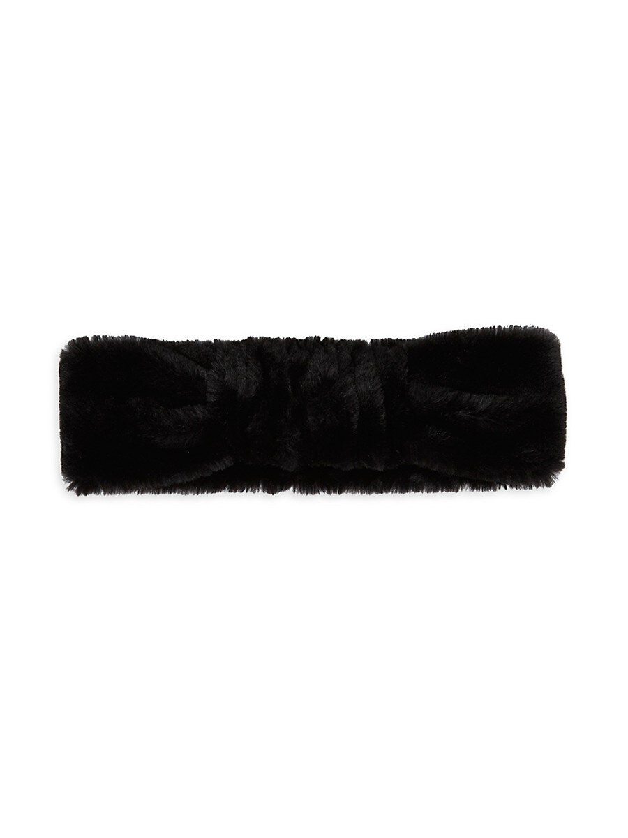 UGG Women's Faux Fur Headband - Black | Saks Fifth Avenue OFF 5TH