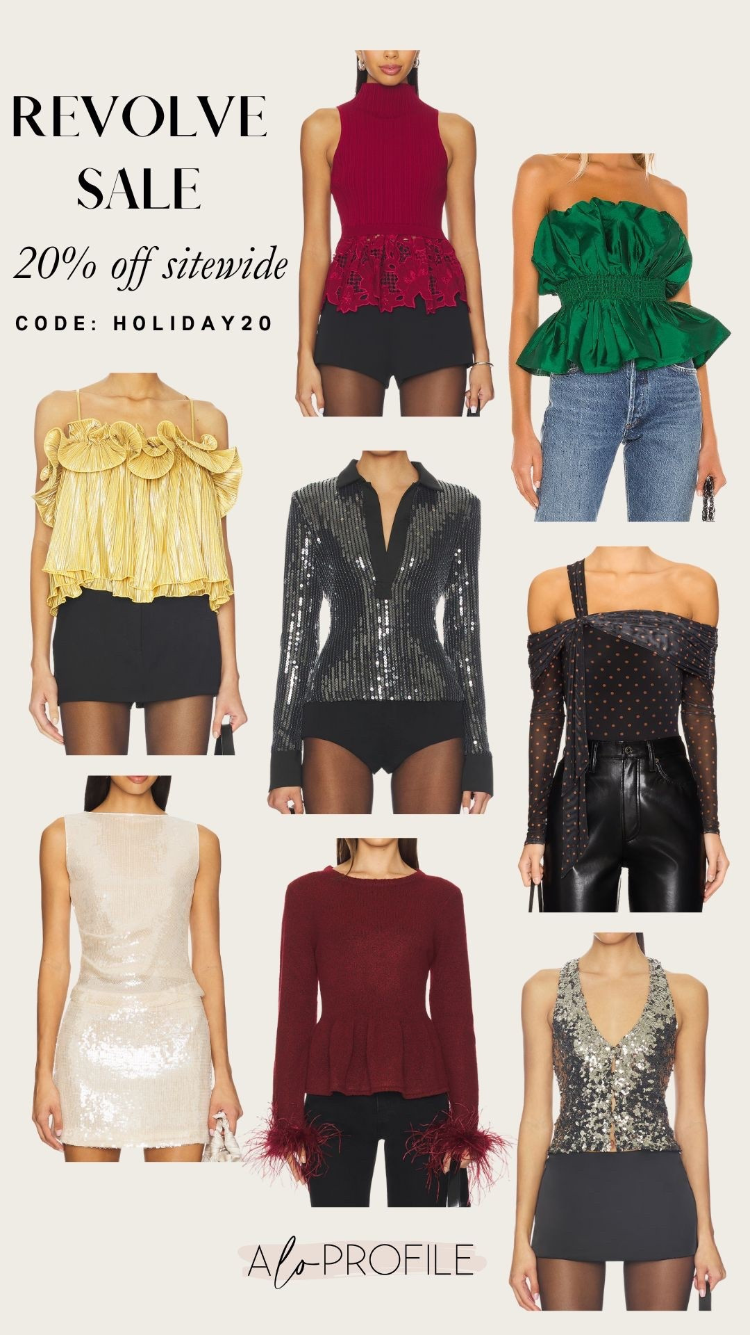 Revolve Sale!! 20% off sitewide with code: HOLIDAY20. Sale is only for 24 hours!!

#LTKHoliday