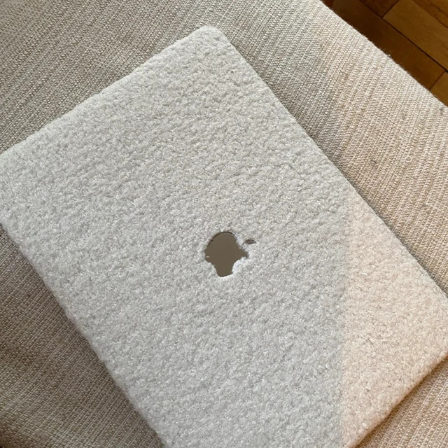 Beige Plush MacBook Case Protect Cover for MacBook Pro 14 Case MacBook Air 13 Case Pro 13 Case, P... | Etsy (US)