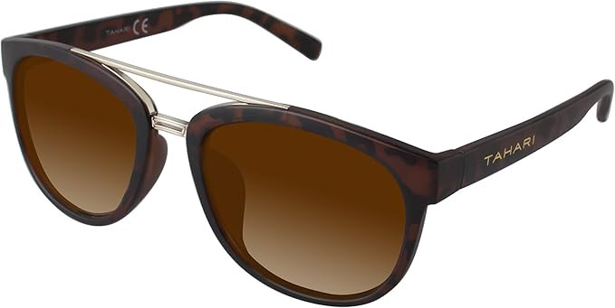TAHARI TH559 Round UV Protective Women's Aviator Sunglasses. Elegant Gifts for Women, 53 mm | Amazon (US)