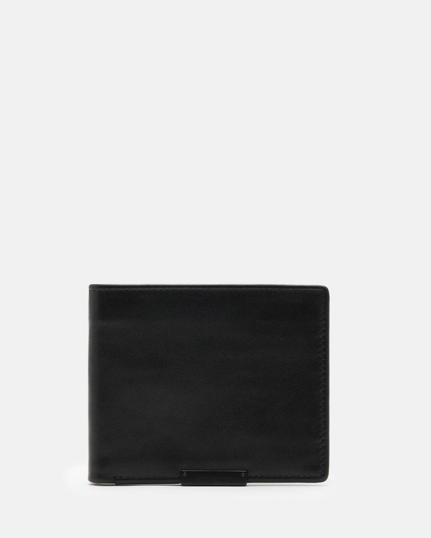 Attain Leather Cardholder Wallet Black | ALLSAINTS US | AllSaints US