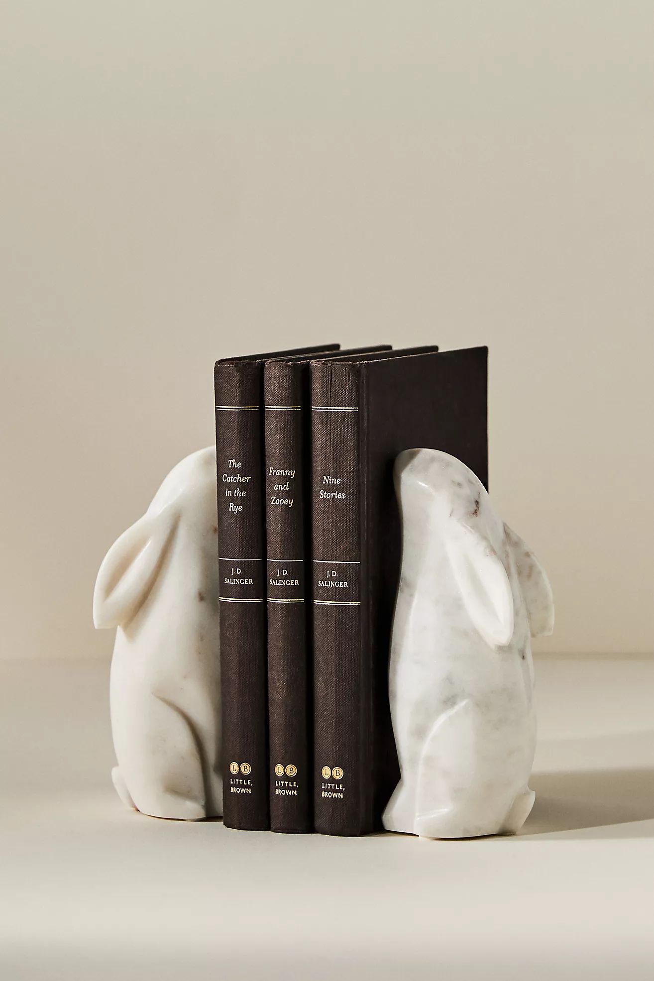 Marble Rabbit Bookends | Anthropologie (US)