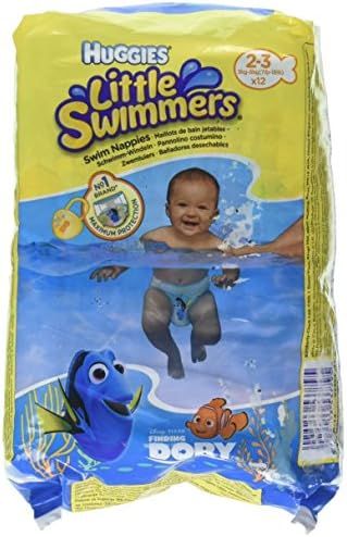 Huggies Little Swimmers Disposable Swim Diapers, X-Small (7lb-18lb.), 12-Count | Amazon (US)