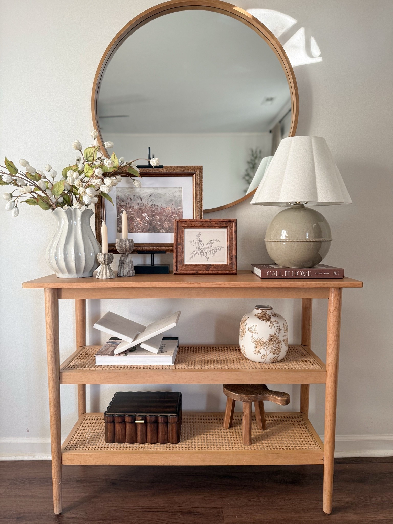 Entryway console table styling idea 🤍

#LTKHome #LTKSaleAlert #LTKSeasonal