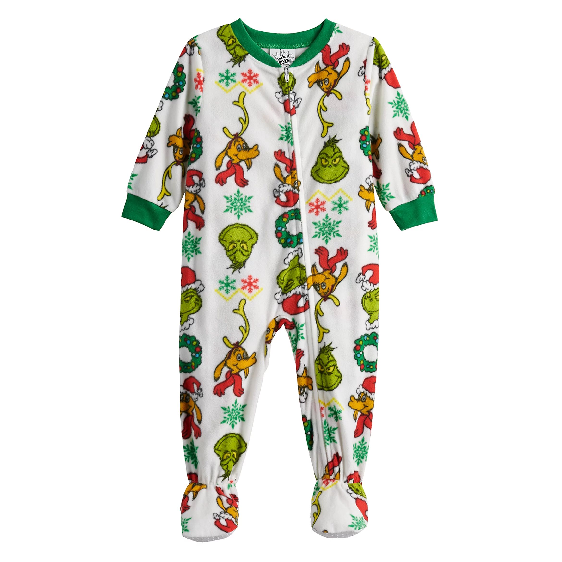 Baby Jammies For Your Families® The Grinch Footed Pajamas | Kohl's