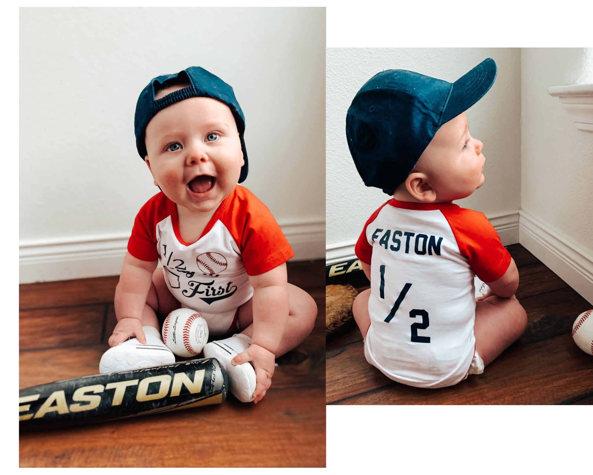 6 month half birthday baby photo shoot! Halfway to first ⚾️ 

#LTKbaby #LTKkids #LTKfit