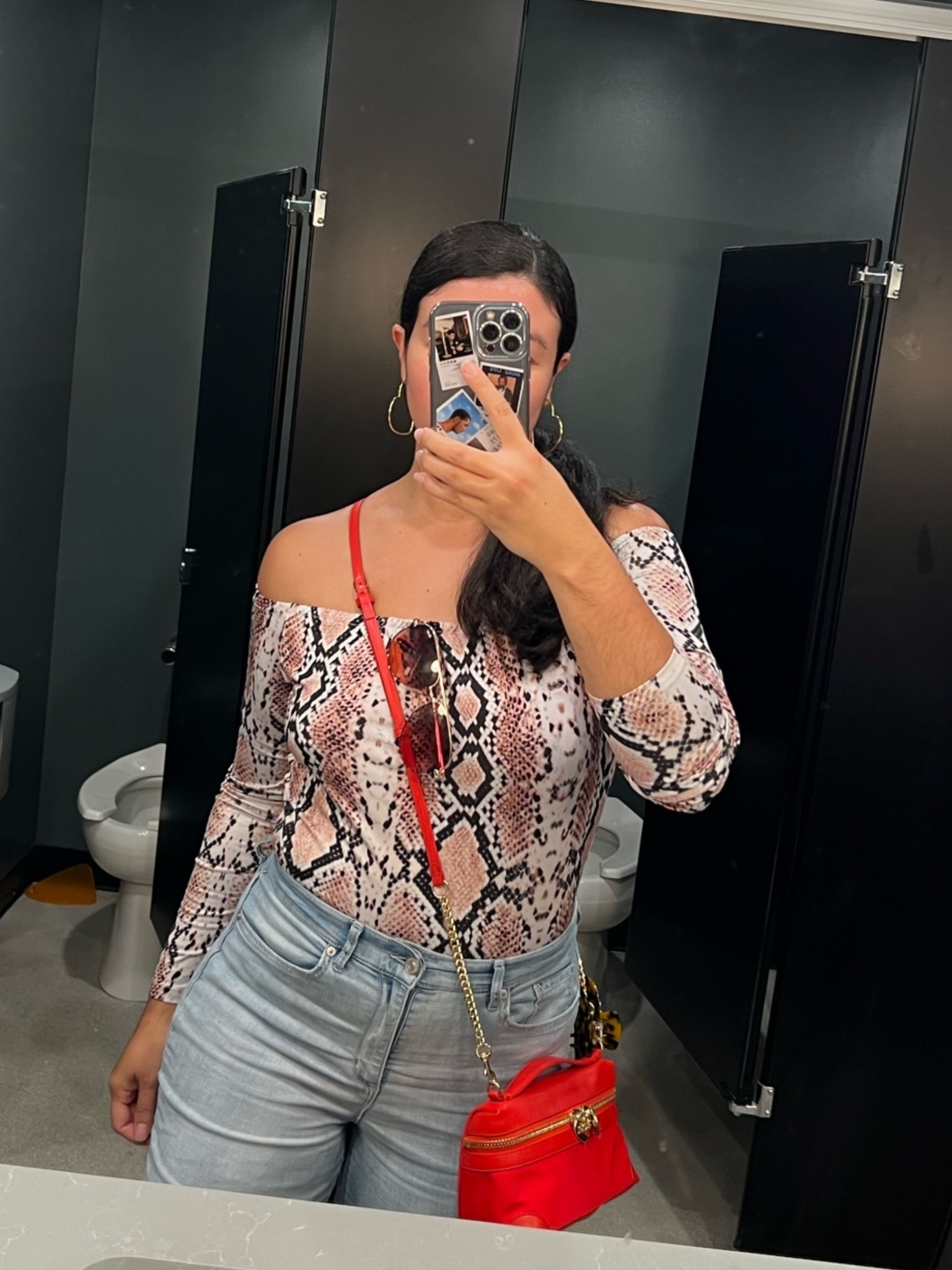 Easy outfit featuring a snake print body suit.

My top is old from shein , walmart jeans and stoney clover lane bag — linked similar pieces here

#LTKSaleAlert #LTKootd #LTKMidsize