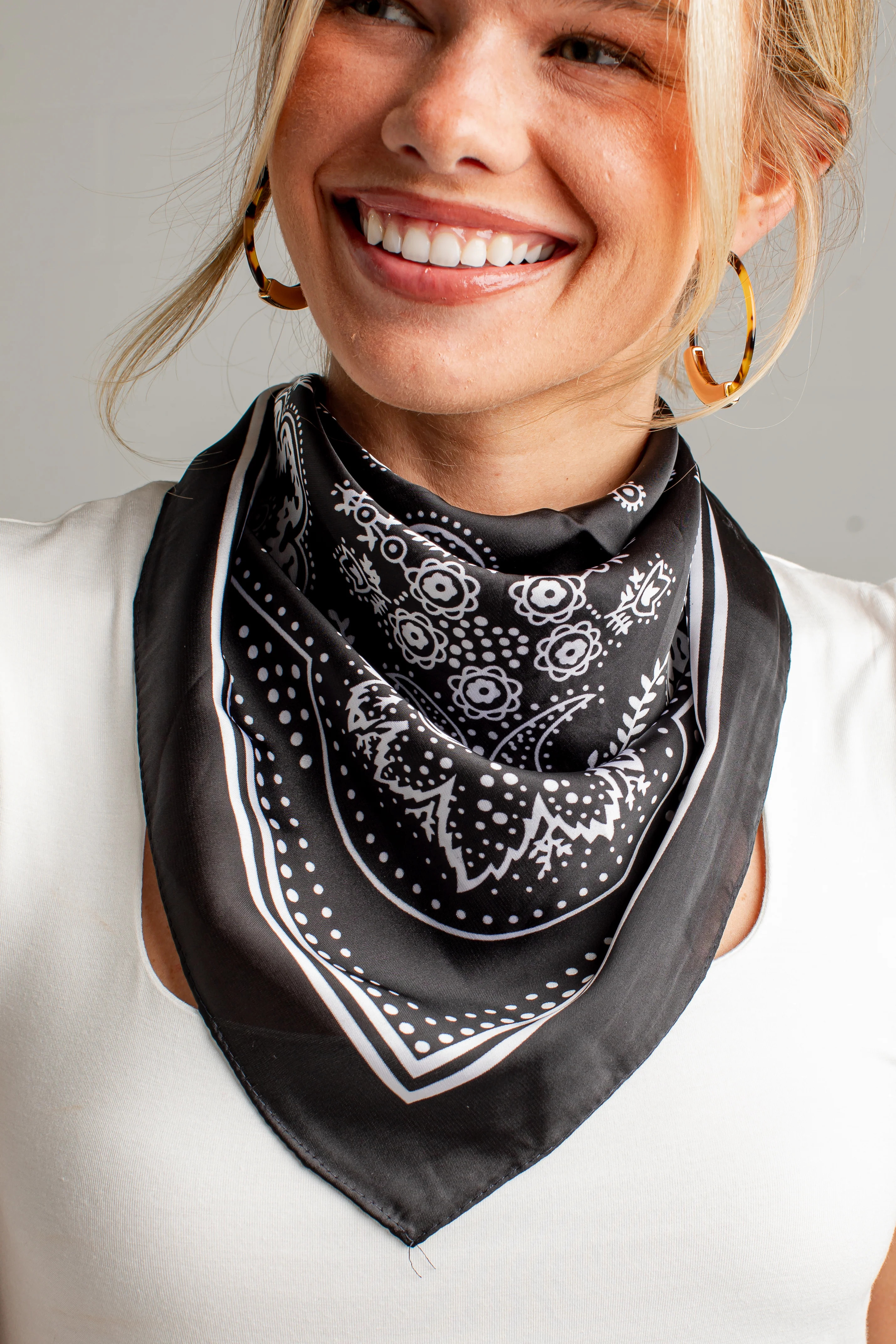 Stand Out In The Crowd Satin Bandana | Dress Up