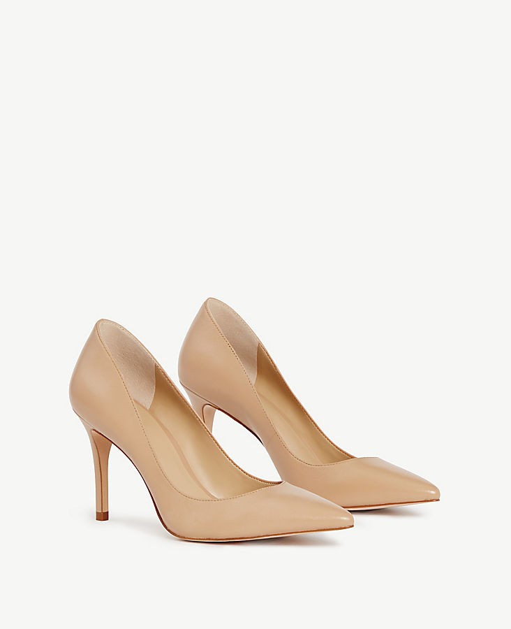 Mila Leather Pumps | Ann Taylor (US)