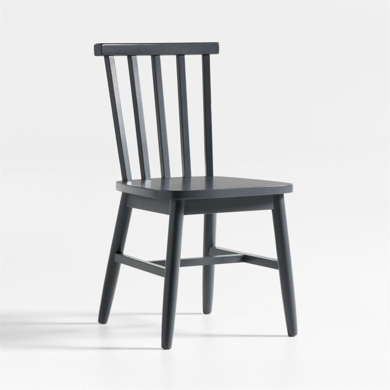 Parke Charcoal Wood Kids Desk Chair + Reviews | Crate & Kids | Crate & Barrel
