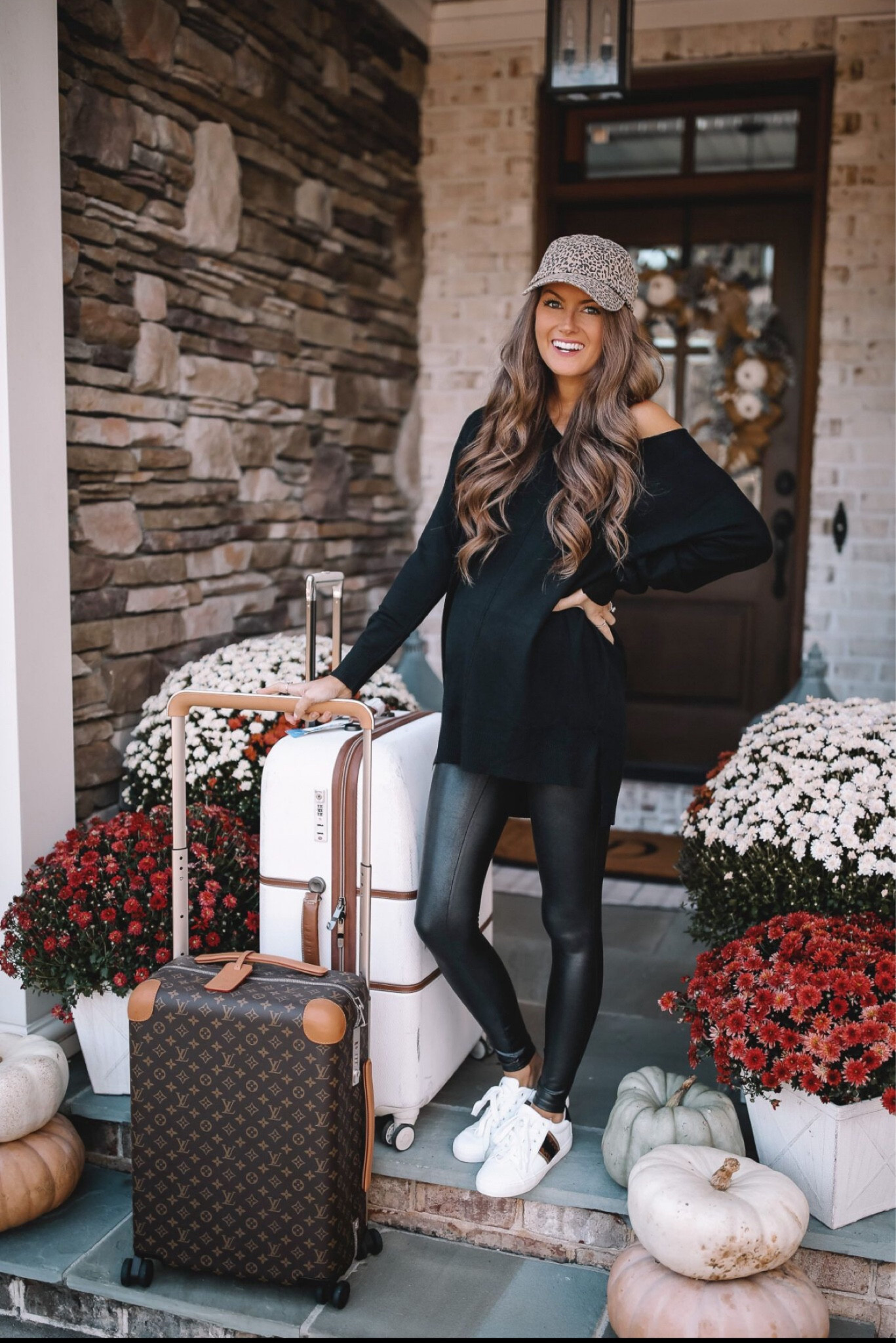 Fall travel day, fall fashion, suitcase, designer, cozy, warm, sweater, Spanx, Amazon find, under $50

#LTKFindsUnder50 #LTKStyleTip #LTKSeasonal