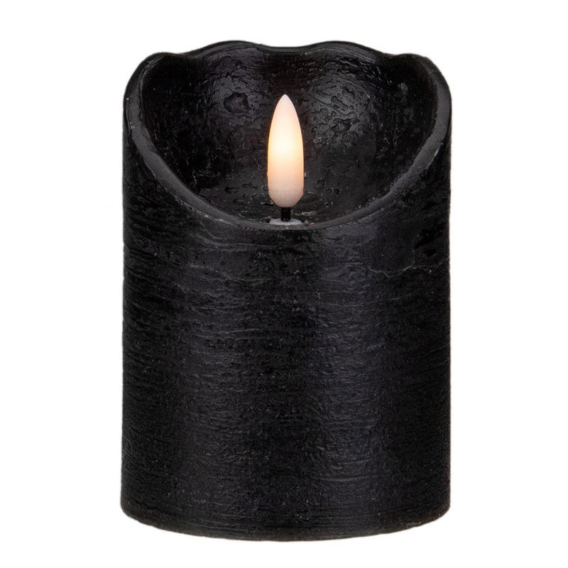 Northlight 4" LED Black Flameless Halloween Décor Candle | Target