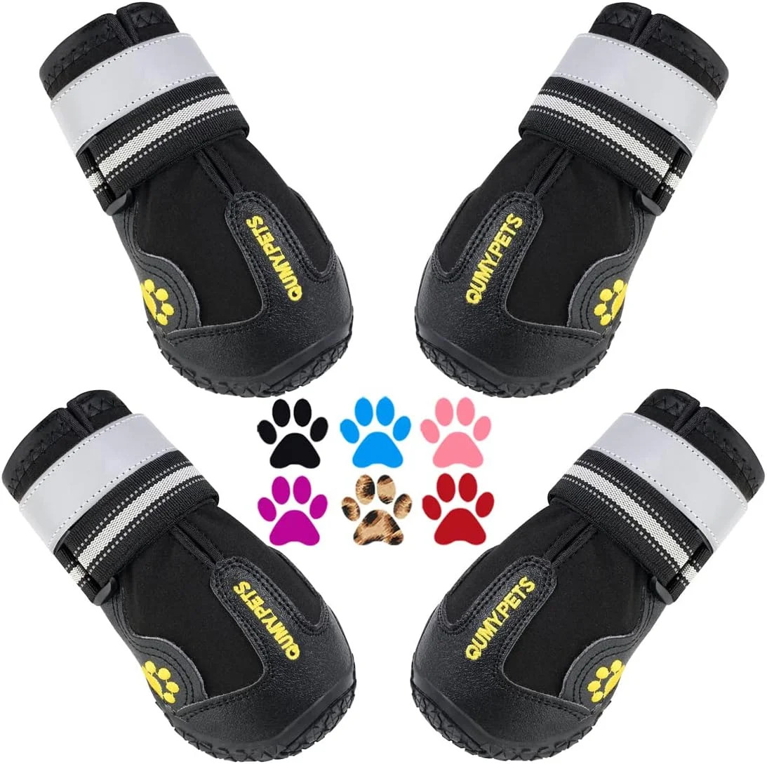 Dog Shoes for Large Dogs, Medium Dog Boots & Paw Protectors for Winter Snowy Day, Summer Hot Pave... | Walmart (US)
