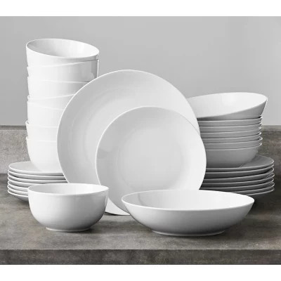 Member's Mark 32-Piece Porcelain Dinnerware Set		 - Sam's Club | Sam's Club