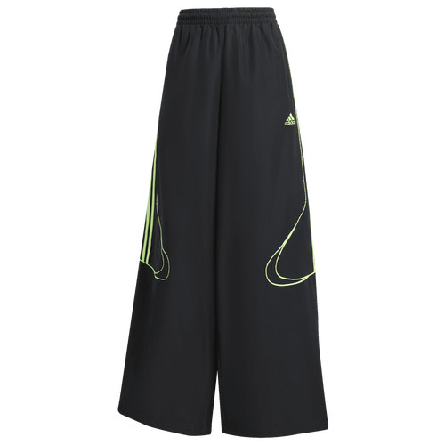 adidas Womens adidas Teamgeist Track Pants - Womens Signal Green/Black Size L | Foot Locker (US)
