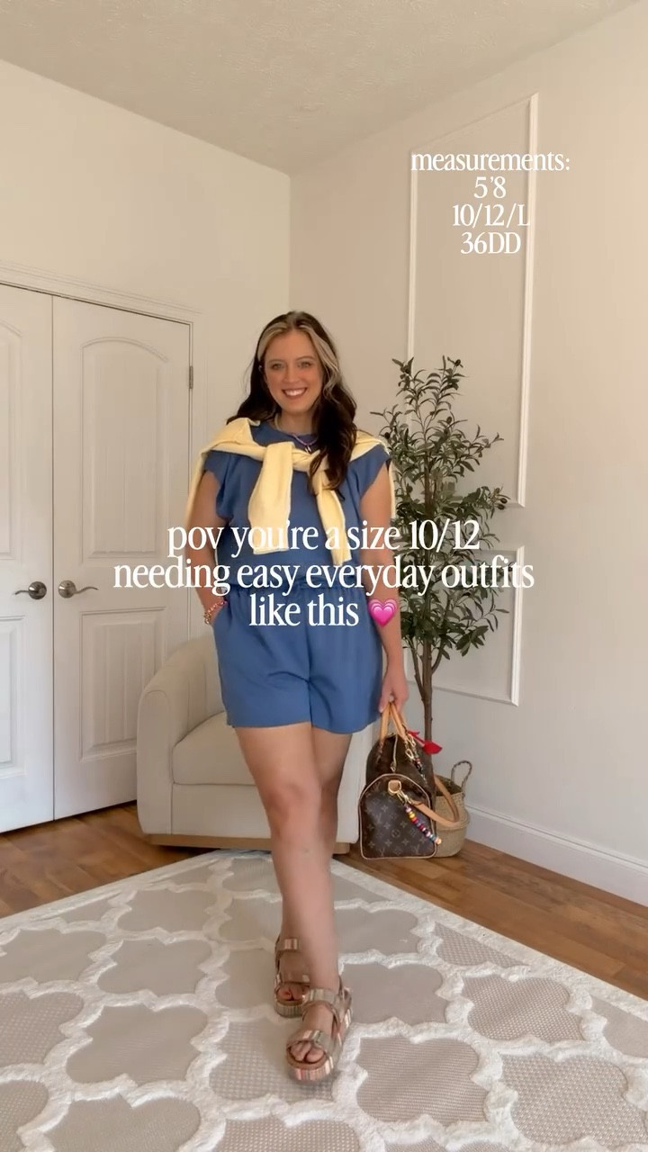 Easy casual everyday outfit! 💗🙌🏻 Love this super soft romper for summer, so easy to throw on and go! Add a cute cardigan and sandals in a bright fun color and you’re good to go! 👏🏻 Follow @maciejade for more midsize fashion & outfits! 🫶🏻

midsize outfit | midsize style | midsize fashion | casual style | cute outfit | simple outfit | size 10 | size 12 | amazon fashion

#LTKootd #LTKSeasonal #LTKMidsize