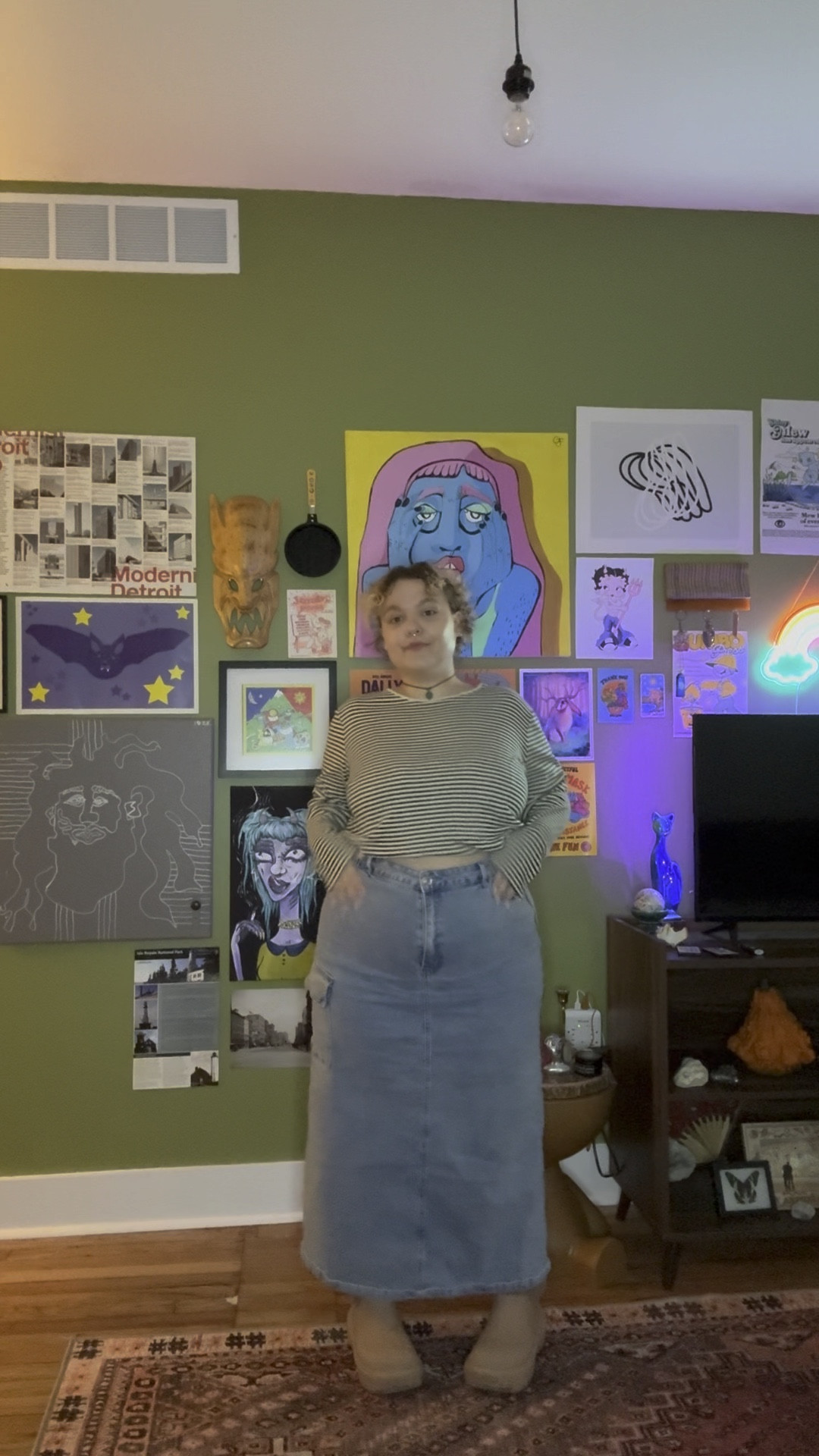 Comfy 90s vibe fall outfit 🕯️

#LTKMidsize #LTKPlusSize