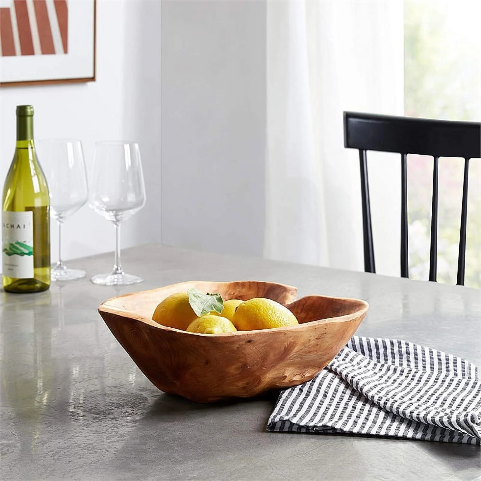 Enrico Root Wood Large Decorative Bowl | Walmart (US)